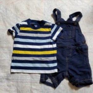 18 month baby boy Carter's overall set